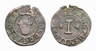 Corvey, Abtei Cu Pfennig Arnold von Waldois 1638-1661 -