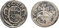 Corvey, Abtei 3 Pfennig Christoph von Bellinghausen 1678-1696 -