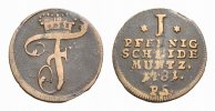 Waldeck Cu Pfennig Friedrich 1763-1812 -