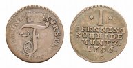 Waldeck Cu Pfennig Friedrich 1763-1812 -