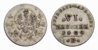 Brandenburg-Preußen 6 Kreuzer Friedrich Wilhelm III. 1797-1840 -