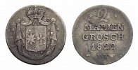 Waldeck 2 Mariengroschen Georg Heinrich 1813-1845 -