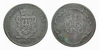 Brandenburg-Ansbach Cu 2 Pfennig Christian Friedrich Karl Alexander 1757-1791 -