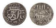 Oldenburg 4 Pfennig Friedrich von Dänemark 1746-1766 -