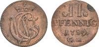 Trier, Erzbistum Cu 2 Pfennig Clemens Wenzel von Sachsen 1768-1794 -