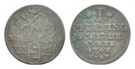 Anhalt-Bernburg Cu Pfennig Victor Friedrich 1721-1765 -