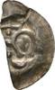 Goslar, königliche Münzstätte Brakteat. Geschnittener Hälbling Anonym 1260-1280 -