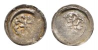 Bamberg, Bistum Pfennig Heinrich I. von Bilversheim 1242-1257 -