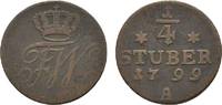 Brandenburg-Preußen Cu 1/4 Stüber Friedrich Wilhelm III. 1797-1840 -