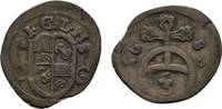 Corvey, Abtei 3 Pfennig Christoph von Bellinghausen 1678-1696 -