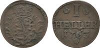 Sachsen-Hildburghausen Cu Heller Ernst Friedrich Karl 1745-1780 -