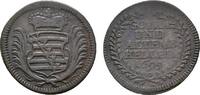 Sachsen-Gotha-Altenburg Cu Heller Friedrich II. 1691-1732 -