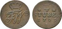 Brandenburg-Preußen Cu 1/4 Stüber Friedrich Wilhelm III. 1797-1840 -