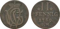 Trier, Erzbistum Cu 2 Pfennig Clemens Wenzel von Sachsen 1768-1794 -