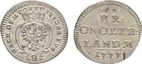 Brandenburg-Ansbach 2 1/2 Kreuzer Landmünze Christian Friedrich Karl Alexander 1757-1791 -