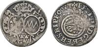 Bamberg, Bistum 1/24 Taler Peter Philipp von Dernbach 1672-1683 -