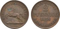 Braunschweig-Wolfenbüttel Cu 2 Pfennig Wilhelm 1831-1884 -