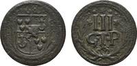 Bentheim-Tecklenburg-Rheda Cu 3 Pfennig Johann Adolph 1674-1700 -
