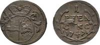 Fulda, Bistum Pfennig Amandus von Buseck 1737-1756