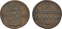 Cu 1/4 Kreuzer 1811 Würzburg, Großherzogtum Ferdinand von Österreich 1806-1814 Sehr schön +