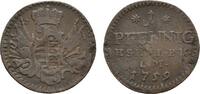 Sachsen-Hildburghausen Cu Pfennig Ernst Friedrich Karl 1745-1780 -