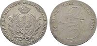 Brandenburg-Preußen 2/3 Taler Friedrich Wilhelm II. 1786-1797 -