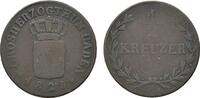 Baden-Durlach Cu 1/2 Kreuzer Ludwig 1818-1830 -