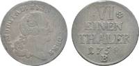 Anhalt-Bernburg 1/6 Taler Victor Friedrich 1721-1765 -
