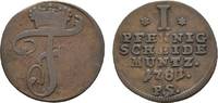 Waldeck Cu Pfennig Friedrich 1763-1812 -