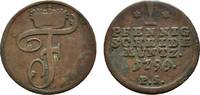 Waldeck Cu Pfennig Friedrich 1763-1812 -