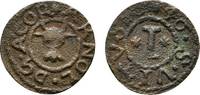 Corvey, Abtei Cu Pfennig Arnold von Waldois 1638-1661 -