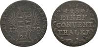 Sachsen-Hildburghausen 1/48 Taler Ernst Friedrich Karl 1745-1780 -