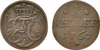 Sachsen-Hildburghausen Cu Heller Ernst Friedrich Karl 1745-1780 -