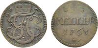 Sachsen-Hildburghausen Cu Heller Ernst Friedrich Karl 1745-1780 -