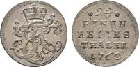 Sachsen-Hildburghausen 1/24 Taler Ernst Friedrich Karl 1745-1780 -