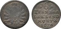 Brandenburg-Preußen 6 Pfennig Friedrich Wilhelm 1640-1688 -