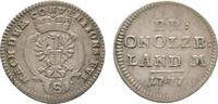 Brandenburg-Ansbach 2 1/2 Kreuzer Landmünze Christian Friedrich Karl Alexander 1757-1791 -