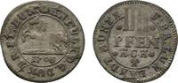 Braunschweig-Wolfenbüttel 4 Pfennig Anton Ulrich, allein 1704-1714 -