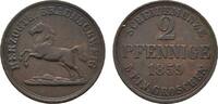Braunschweig-Wolfenbüttel Cu 2 Pfennig Wilhelm 1831-1884 -