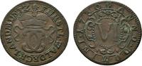 Waldeck Cu 6 Pfennig Karl August Friedrich 1728-1763 -