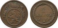 Pfalz, Kurlinie Cu 1/4 Kreuzer Karl Theodor 1743-1799 -