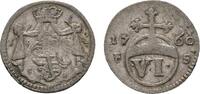 6 Pfennig 1760 FS Eisenach Sachsen-Weimar-Eisenach Anna Amalia 1758-1775 Kl. Schrötlingsfehler, sehr schön