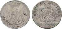 Sachsen-Weimar-Eisenach 1/6 Taler Anna Amalia 1758-1775 -