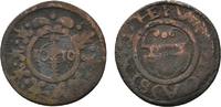 Brandenburg-Preußen Cu 6 Pfennig Friedrich Wilhelm 1640-1688 -