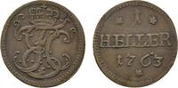 Sachsen-Hildburghausen Cu Heller Ernst Friedrich Karl 1745-1780 -