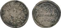 Brandenburg-Ansbach 4 Pfennig Christian Friedrich Karl Alexander 1757-1791 -
