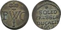 Brandenburg-Preußen Schilling Friedrich Wilhelm 1640-1688 -