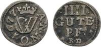 Braunschweig-Lüneburg-Celle 4 Gute Pfennige Georg Wilhelm 1665-1705 -