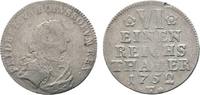 Brandenburg-Preußen 1/6 Taler Friedrich II. 1740-1786 -