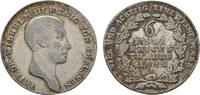Brandenburg-Preußen 1/6 Taler Friedrich Wilhelm III. 1797-1840 -